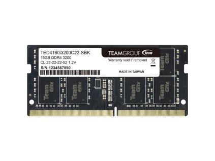 TEAM GROUP 16GB/SO-DIMM DDR4/3200MHz/CL22/1.2V