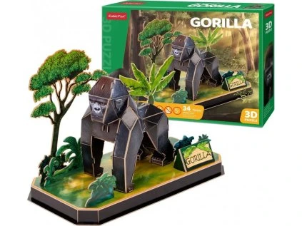 3d puzzle gorila 34 dilku 199171