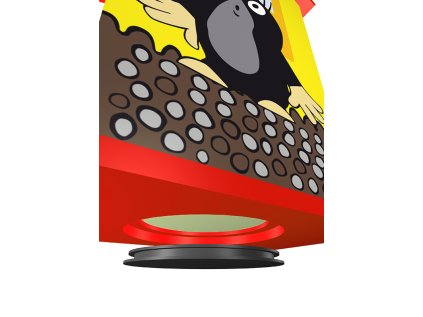 Drevená pokladnička Krtko