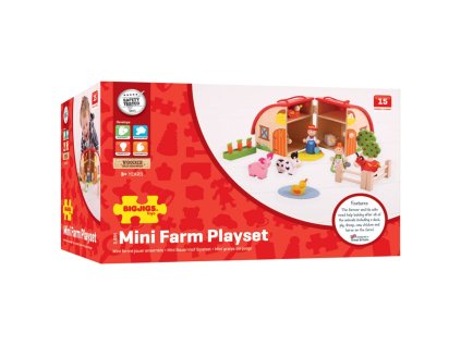 Bigjigs Toys Farma v kufríku