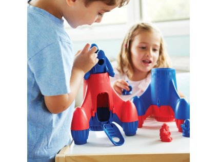 Green Toys Raketa modrá