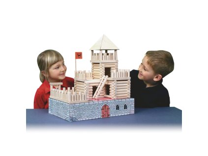 Walachia Drevená stavebnica Vario Fort 194 dielov