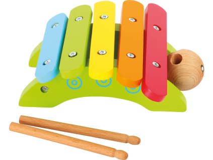 small foot Detský xylofón slimák