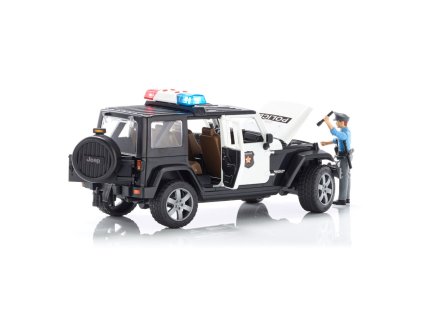 Bruder Jeep Wrangler Rubicon Polícia