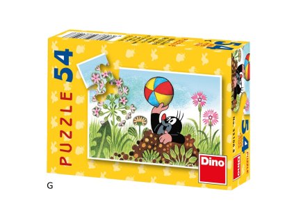 Dino Papierové puzzle Krtko 54 dielikov