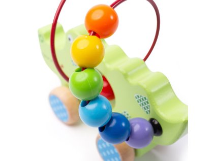 Bigjigs Baby Motorický labyrint krokodíl