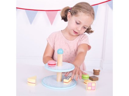 Bigjigs Toys Stojan s tortičky
