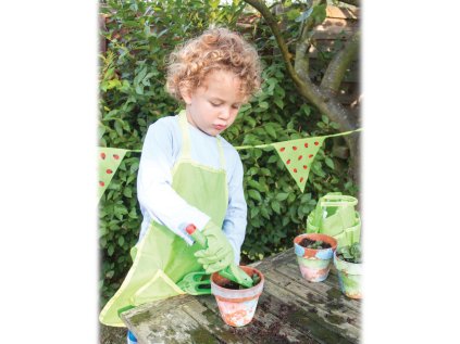 Bigjigs Toys Záhradné rukavice zelené