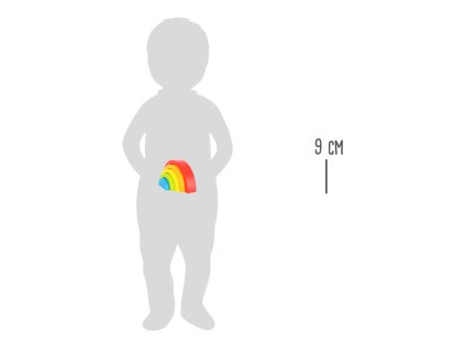 small foot Skladacie kocky dúha