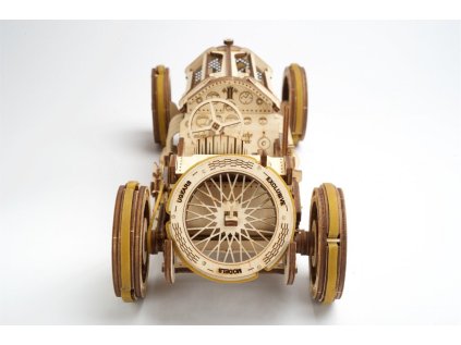 Ugears 3D drevené mechanické puzzle U9 Auto (Grand Prix)