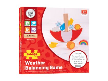 Bigjigs Toys Balančná hra Počasie