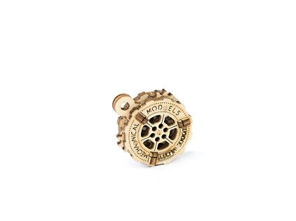 Wooden City 3D drevené mechanické puzzle 3 mechanické prívesky na kľúče