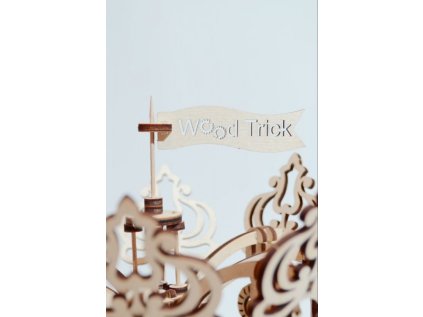 Wood Trick 3D mechanické puzzle - Kolotoč