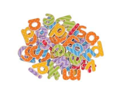 Bigjigs Toys Magnetická farebná abeceda (malé písmená)