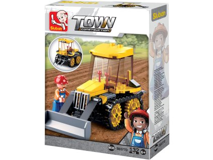 Sluban Town Stavitelia M38-B0377D Malý Buldozér