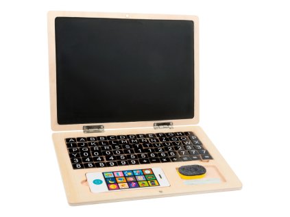 small foot Drevený magnetický notebook