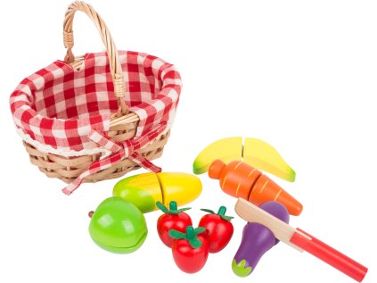 small foot Nákupný košík so zeleninou