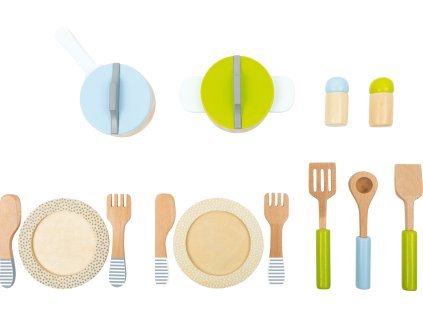 small foot Drevené základné kuchynské náradie