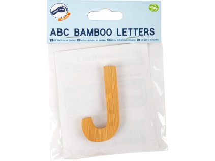 small foot Bambusové písmeno J