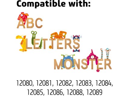 small foot Bambusové písmeno F