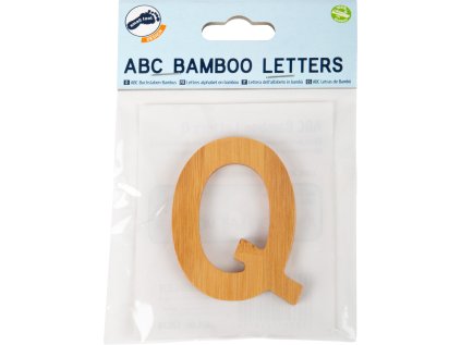 small foot Bambusové písmeno Q