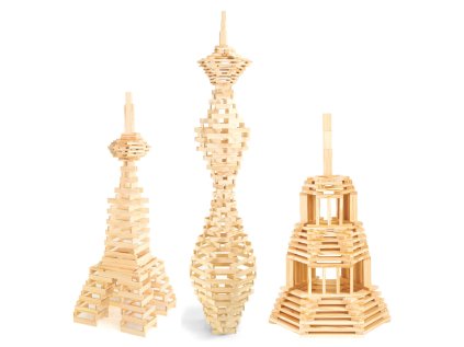 Jeujura Drevená stavebnica Técap 3XL 120 dielov