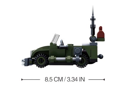 Sluban WWII M38-B0678B 4into1 Hliadkový Jeep