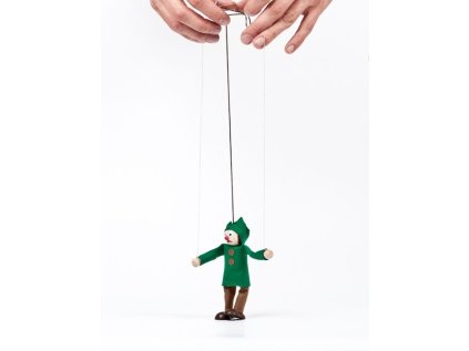 Gerlich Drevená bábka Poľovník Miloš