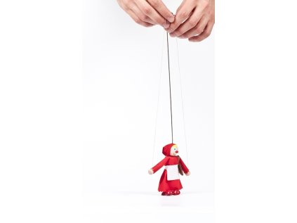 Gerlich Dřevěná loutka Červená Karkulka