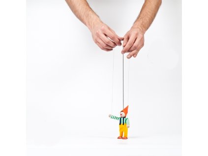 Gerlich Drevená bábka Trpaslík Šmudla