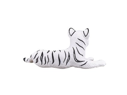 Mojo Biely tiger indický mláďa ležiace