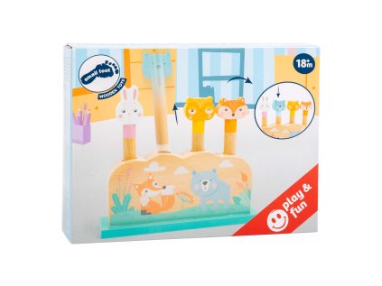 small foot Drevená vystreľovacie hra zvieratka