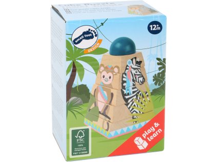 small foot Drevená nasadzovacia veža Jungle