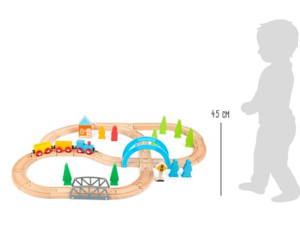 small foot Drevená vláčikodráha Journey