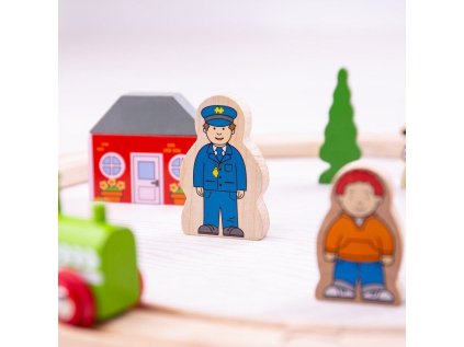 Bigjigs Rail Moja prvá vláčikodráha 19 dielov - poškodený obal