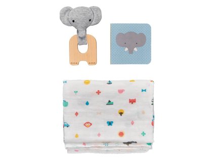 Petit Collage Darčeková sada pre bábätká slon