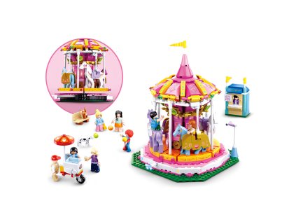 Sluban Girls Dream M38-B0725 Koníčkový kolotoč