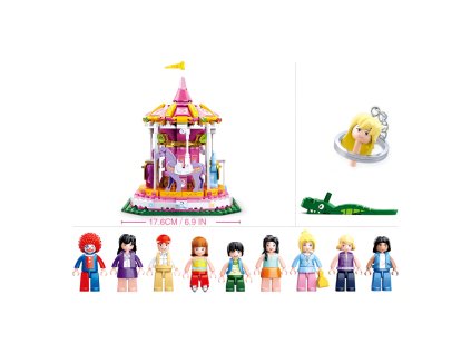 Sluban Girls Dream M38-B0725 Koníčkový kolotoč