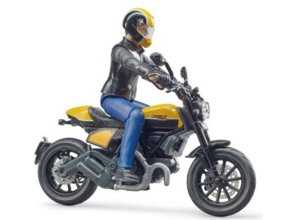 Bruder 63053 BWORLD Motocykel Scrambler Ducati Cafe Racer s jazdcom