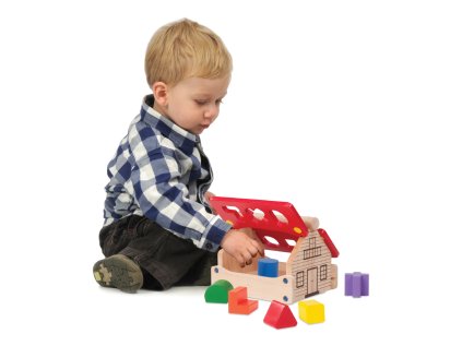 Wonderworld Drevená vkladačka Nová pošta