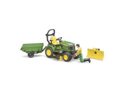 Bruder Záhradný traktor John Deere X949 sa záhradníkom