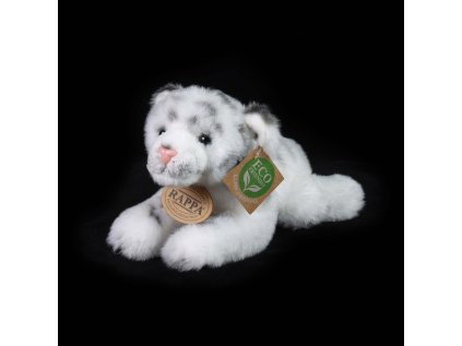 Rappa Plyšový tiger biely ležiaci 17 cm ECO-FRIENDLY
