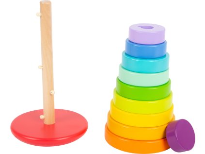 small foot Motorická nasadzovacia veža Dúha