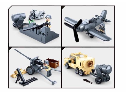 Sluban Army M38-B0812 Vojenské vozidlá