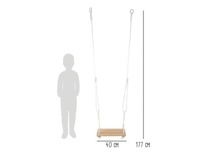 small foot Drevená hojdačka 3v1