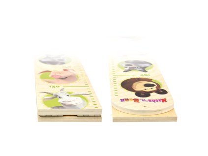 Bino Máša a Medvěd - drevený meter