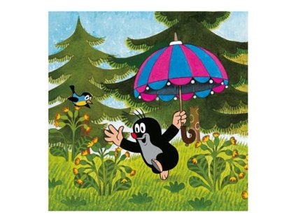 Dino Krtko a paraplíčko 3x55 dielikov