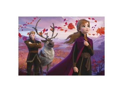 Dino Puzzle Frozen II očekávání 2x77 dílků