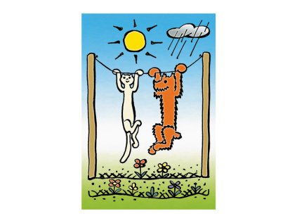 Dino Puzzle Psík a mačička 2x48 dielikov