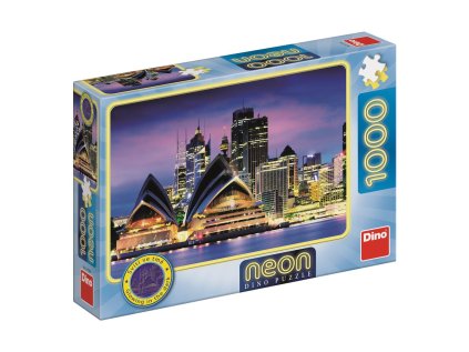 Dino Puzzle Opera v Sydney neon 1000 dielikov